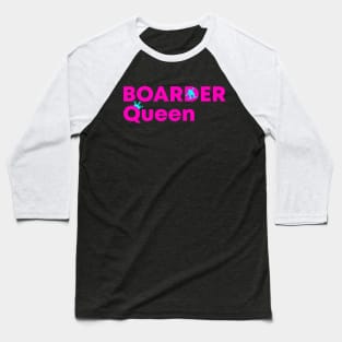 Boarder Queen - Snowboard Queen Baseball T-Shirt